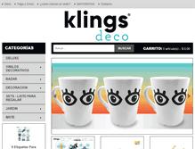 Tablet Screenshot of klings.com.ar